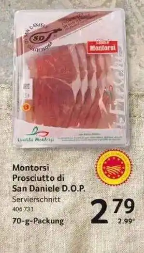 Selgros Montorsi Prosciutto Di San Daniele D.O.P Angebot