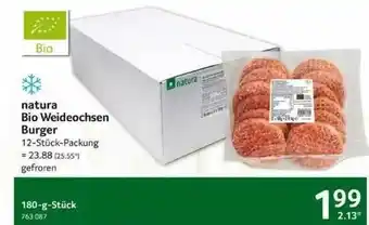 Selgros Bio Natura Bio Weideochsen Burger Angebot