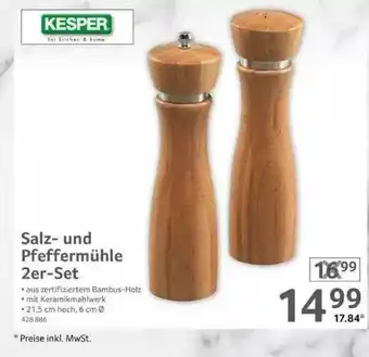 Selgros Salz- Und Pleffermühle 2er-set Angebot