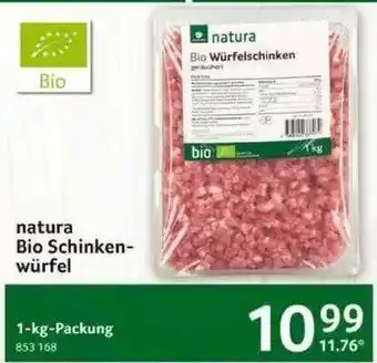 Selgros Bio Natura Bio Schinken-würfel Angebot