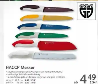 Selgros Grawe Haccp Messer Angebot