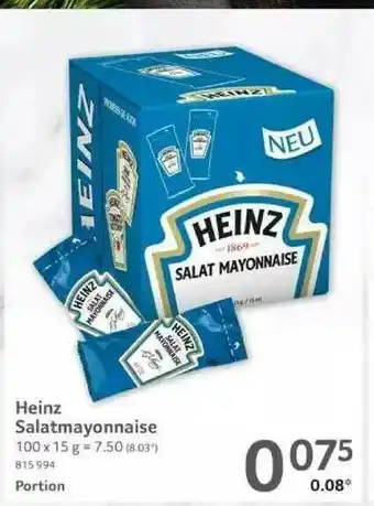 Selgros Heinz Salatmayonnaise Angebot