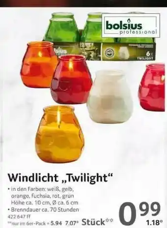 Selgros Windlicht „twilight” Angebot