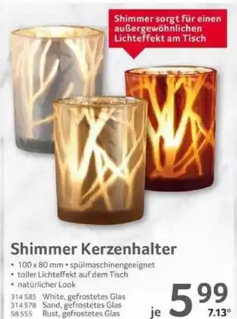 Selgros Shimmer Kerenhalter Angebot