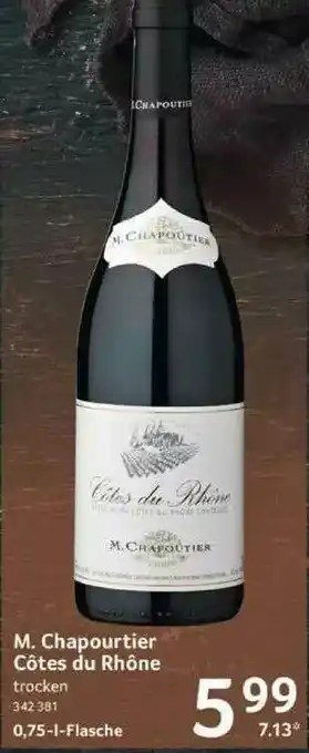 Selgros M. Chapourtier Côtes Du Rhône Angebot