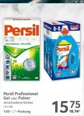 Selgros Persil Professional Gel Oder Pulver Angebot