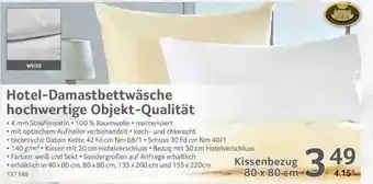 Selgros Hotel-damastbettwäche Hochwertige Objekt-qualität Angebot