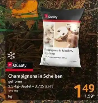 Selgros Champignons In Scheiben Angebot