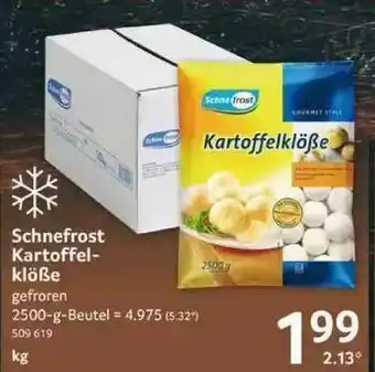 Selgros Schnefrost Kartoffel-klöße Angebot