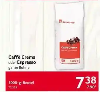 Selgros Caffè Crema Oder Espresso Ganze Bohne Angebot