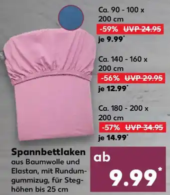 Kaufland Spannbettlaken Angebot