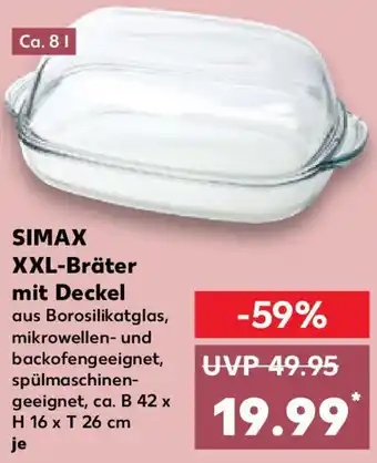 Kaufland SIMAX XXL-Bräter mit Deckel Angebot