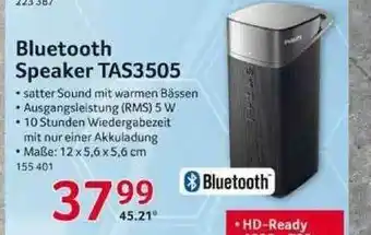 Selgros Bluetooth Speaker Tas3505 Angebot