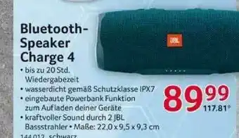 Selgros Bluetooth Speaker Charge 4 Angebot