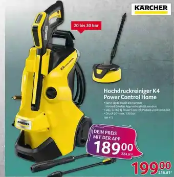 Selgros Kärcher Hochdruckreiniger K4 Power Control Home Angebot