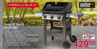 Selgros Gasgrill Spirit E310 Gbs Weber Angebot