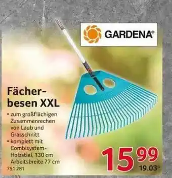 Selgros Gardena Fächerbesen XXL Angebot