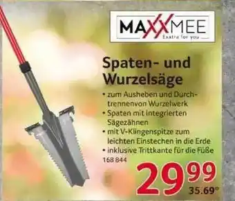 Selgros Spaten- Und Wurzelsäge Maxxmee Angebot