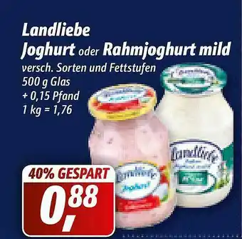 Simmel Landliebe Joghurt Oder Rahmjoghurt Mild Angebot