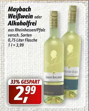 Simmel Maybach Weißwein Oder Alkoholfrei Angebot