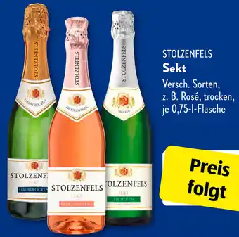 Aldi Süd STOLZENFELS Sekt 0,75 L Flasche Angebot