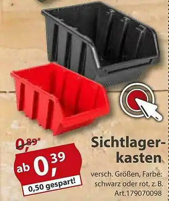 Sonderpreis Baumarkt Sichtlager-kasten Angebot