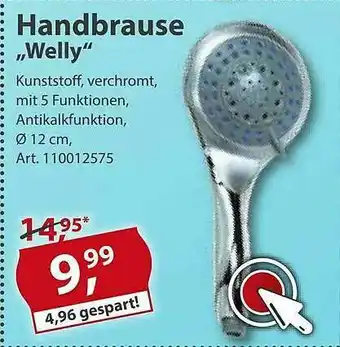 Sonderpreis Baumarkt Handbrause „welly” Angebot