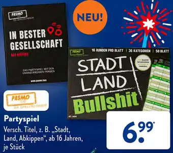 Aldi Süd Partyspiel Angebot