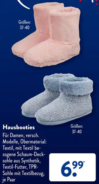 Aldi Süd Hausbooties Angebot