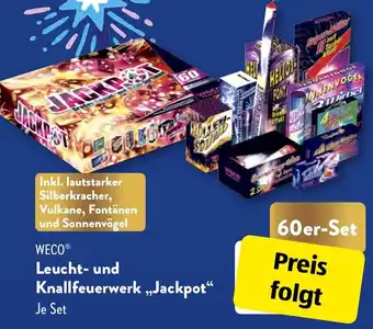 Aldi Süd WECO Leucht- und Knallfeuerwerk ,,Jackpot" 60er-Set Angebot