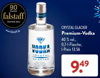 Aldi Süd CRYSTAL GLACIER Premium-Vodka 0,7 L Flasche Angebot