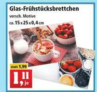 Thomas Philipps Glas-frühstücksbrettchen Versch. Motive Angebot