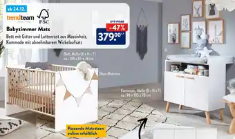 Aldi Süd trend team Babyzimmer Mats Angebot