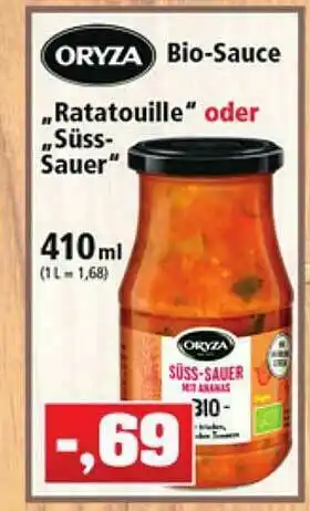 Thomas Philipps Oryza Bio-sauce „ratatouille” Oder „süss-sauer” Angebot