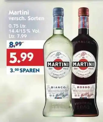 Hol'ab Getränkemarkt Martini versch. Sorten 750ml Angebot