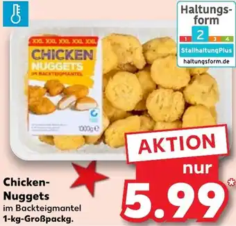 Kaufland Chicken-Nuggets 1 kg Großpackg. Angebot