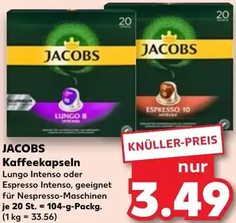 Kaufland JACOBS Kaffeekapseln 104 g Packg. Angebot