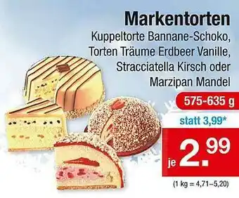 Zimmermann Markentorten Angebot