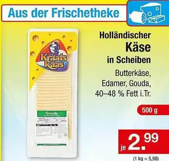 Zimmermann Holländischer Käse In Scheiben Angebot