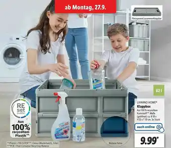 Lidl Livarno Home Klappbox Angebot