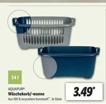 Lidl Aquapur Wäschekorg -wanne Angebot