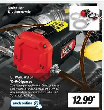 Lidl Ultimate Speed 12-v-ölpumpe Angebot