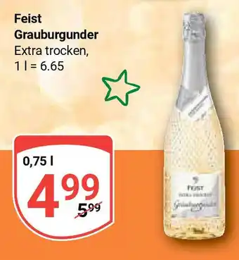 Globus Feist Grauburgunder Extra trocken, je 0,75 L Angebot