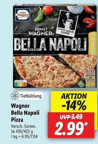 Lidl Wagner Bella Napoli Pizza Angebot