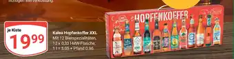 Globus Kalea Hopfenkoffer XXL Mit 12 Bierspezialitäten, 12 x 0,33 I-MW-Flasche, je Kiste Angebot