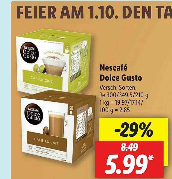Nescafé Dolce Gusto Angebot bei Lidl