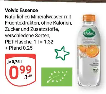 Globus Volvic Essence je 0,75 L Angebot