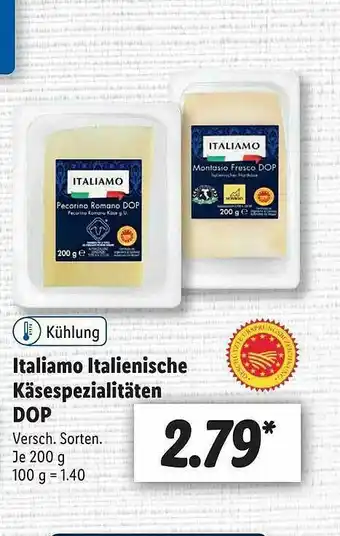 Lidl Italiamo Italienische Käsespezialitäten Dop Angebot