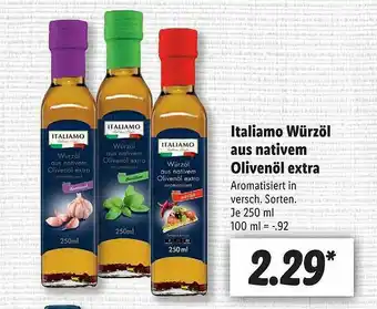 Lidl Italiamo Würzöl Aus Nativem Olivenöl Extra Angebot