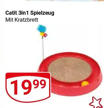 Globus Catit 3in1 Spielzeug Mit Kratzbrett Angebot